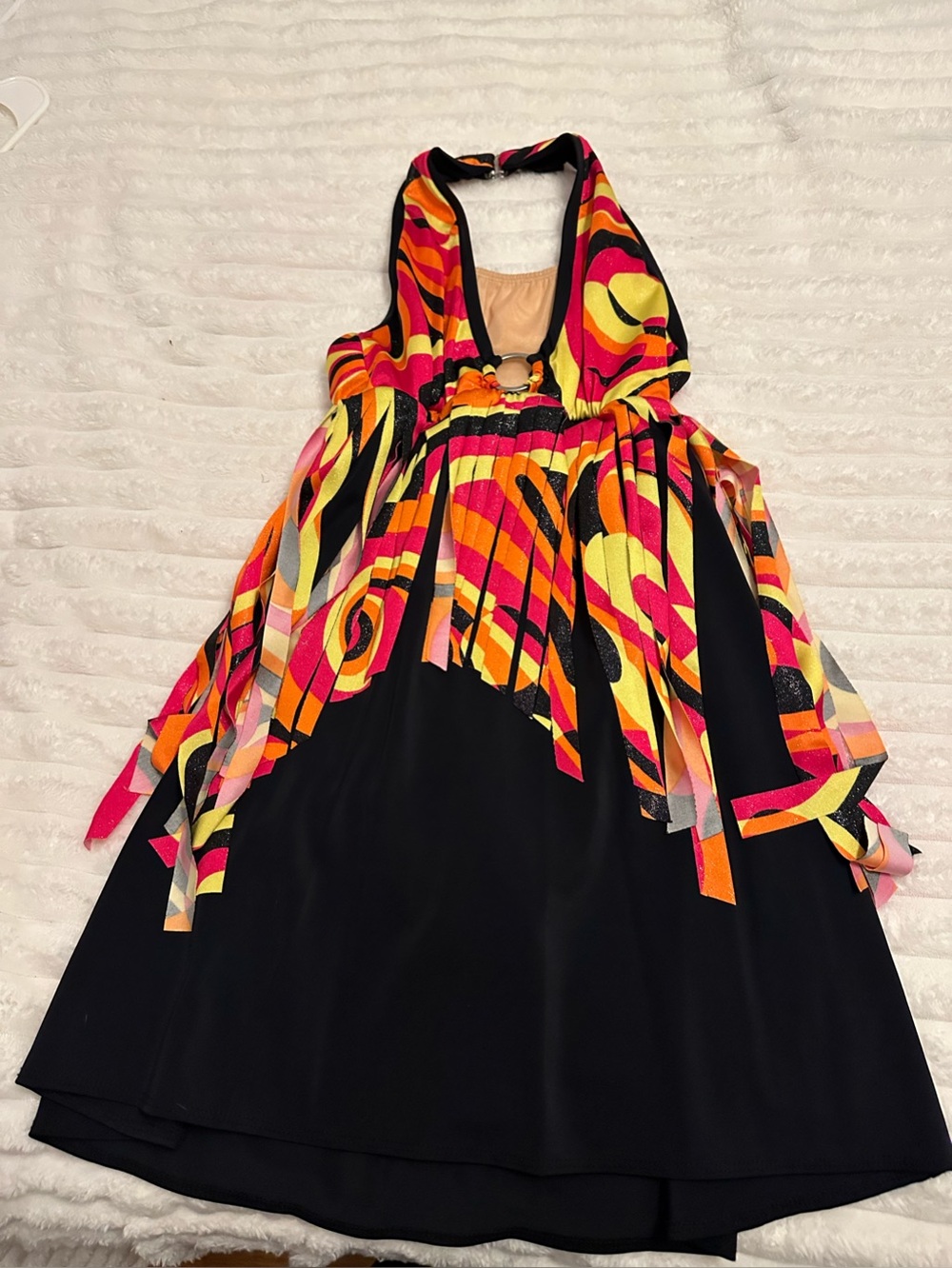 Adult Medium Figure skating/ dance costume dress disco